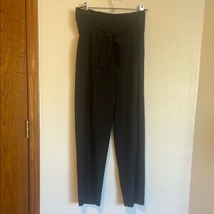 Elegant Black High-Waisted Pants